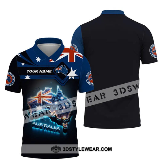 Unisex Shirt, Custom Name Australia T-Shirt, Proud To Be Australian, Australia T-Shirt style option 4
