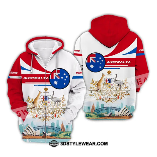 Unisex Shirt, Custom Name Australia T-Shirt, Sydney Harbour Bridge, Australia T-Shirt style option 4