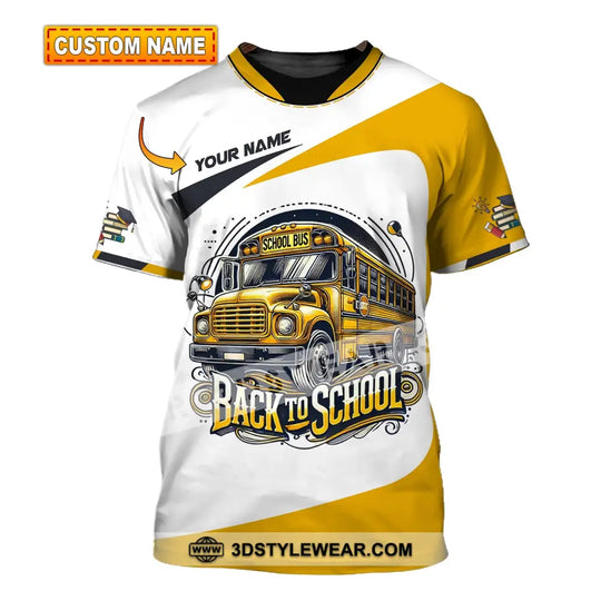 Unisex Shirt, Custom Name Back To School Shirt, Back To School Polo Long Sleeve, Back To School Gift style option 1