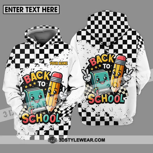 Unisex Shirt - Custom Name Shirt, Back To School Target Flag style option 3