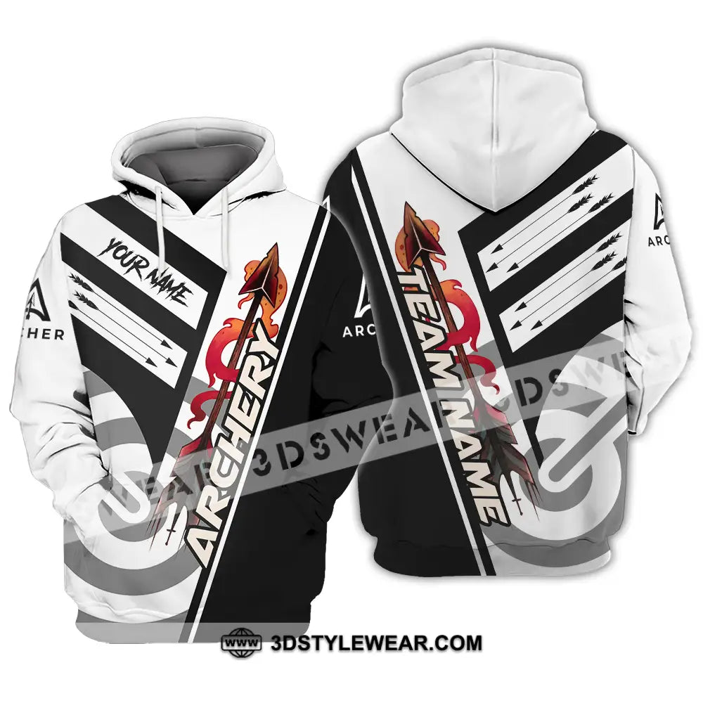 Unisex Shirt - Custom Name Basic Archery Player Hoodie / S T-Shirt