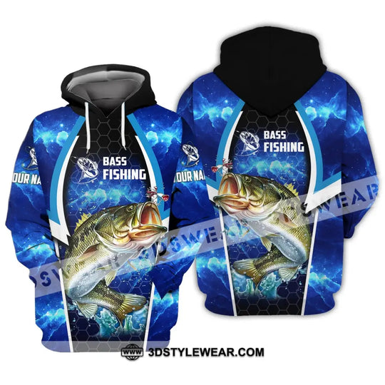 Unisex Shirt - Custom Name Bass Fishing Shirt style option 2