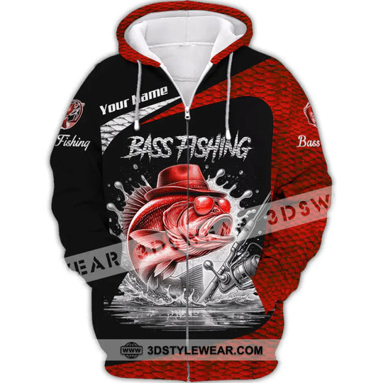 Unisex Shirt, Custom Name Bass Fishing Shirt, Fishing Lover Shirt, Bass Fishing Hoodie Shirt Polo Long Sleeve style option 3