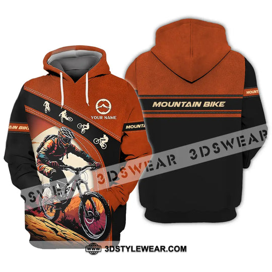 Unisex Shirt - Custom Name Biker Shirt For Mountain Bike Player style option 3