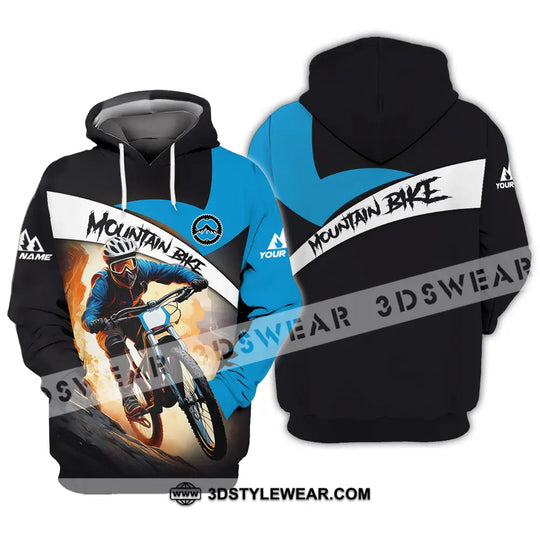 Unisex Shirt - Custom Name Biker Shirt For Mountain Bike Player Racing style option 3