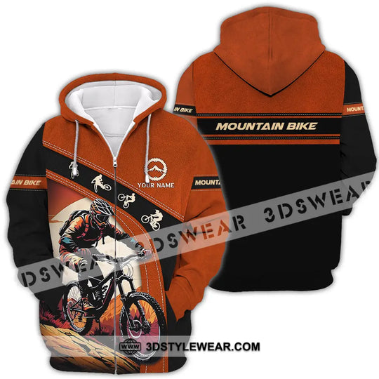 Unisex Shirt - Custom Name Biker Shirt For Mountain Bike Player style option 4