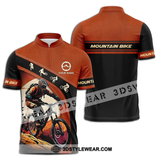 Unisex Shirt - Custom Name Biker Shirt For Mountain Bike Player style option 2