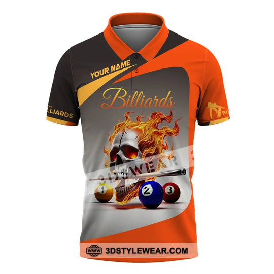 Unisex Shirt, Custom Name Billiard Shirt, Billiard Gift style option 4