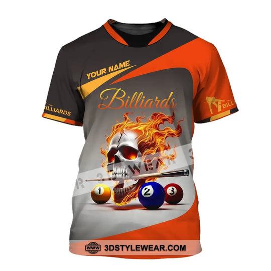 Unisex Shirt, Custom Name Billiard Shirt, Billiard Gift style option 2