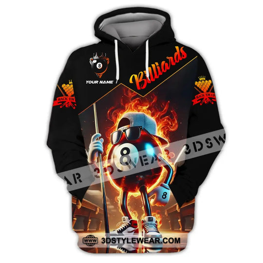 Unisex Shirt - Custom Name Shirt Billiards style option 2
