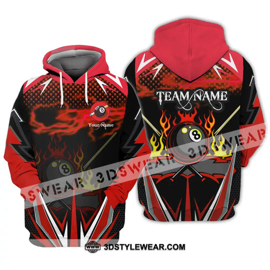Unisex Shirt - Custom Name Shirt Billiards style option 4