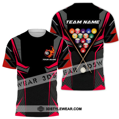 Unisex Shirt - Custom Name Billiards T-Shirt / S T-Shirt