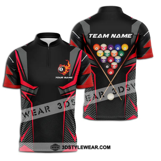 Unisex Shirt - Custom Name Shirt Billiards style option 3