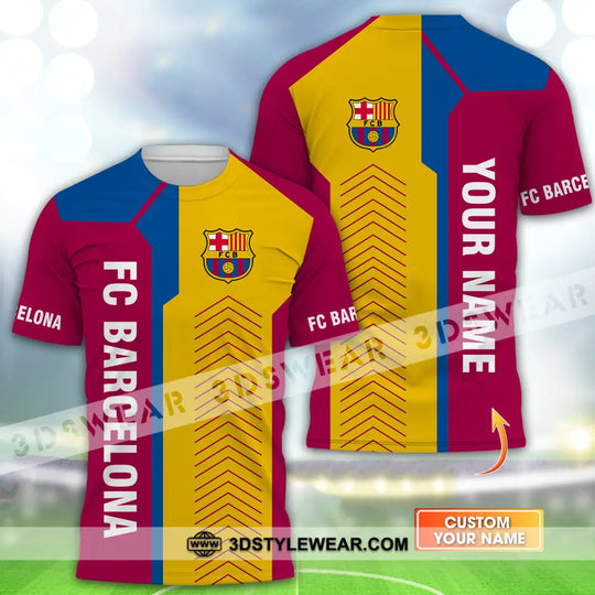 Unisex Shirt - Custom Name Blaugrana Lover Ball Shirt style option 1