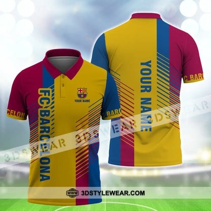 Unisex Shirt - Custom Name Blaugrana Lover Polo / S T-Shirt