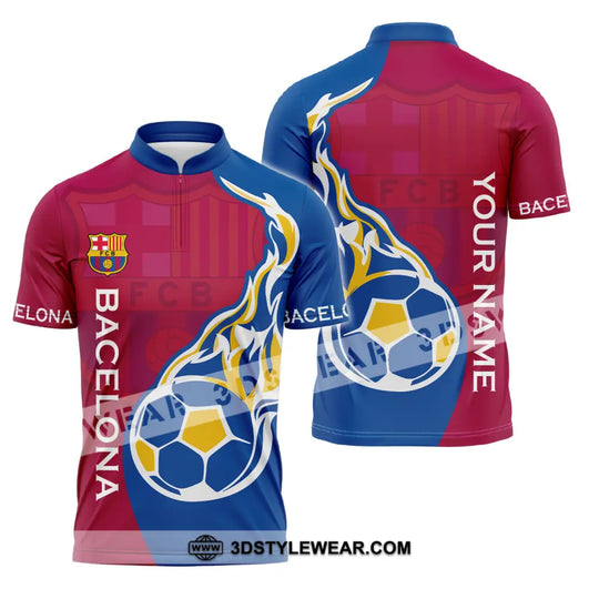 Unisex Shirt - Custom Name Blaugrana Lover Shirt style option 3