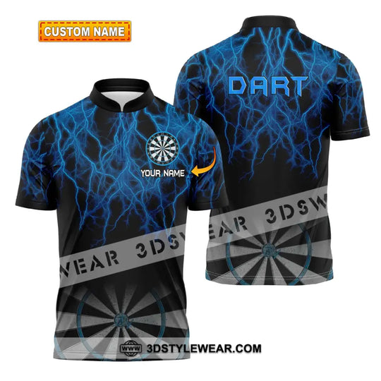 Unisex Shirt - Custom Name Shirt Blue Dart style option 1
