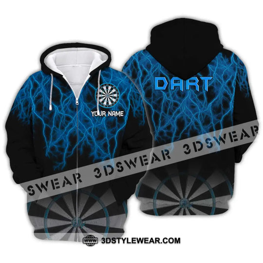 Unisex Shirt - Custom Name Shirt Blue Dart style option 2