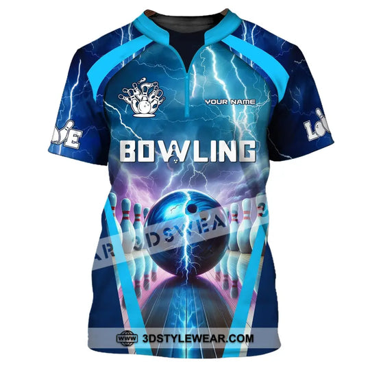 Unisex Shirt, Custom Name Bowling Shirt, Bowling Club Hoodie Shirt, Bowling Player Gift style option 2