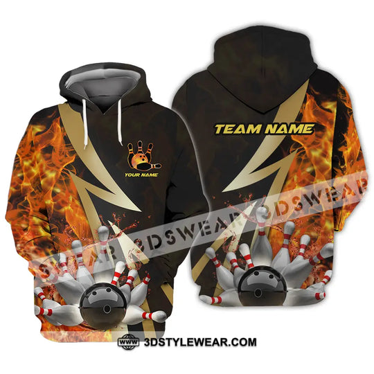 Unisex Shirt - Custom Name Shirt Bowling Player style option 4