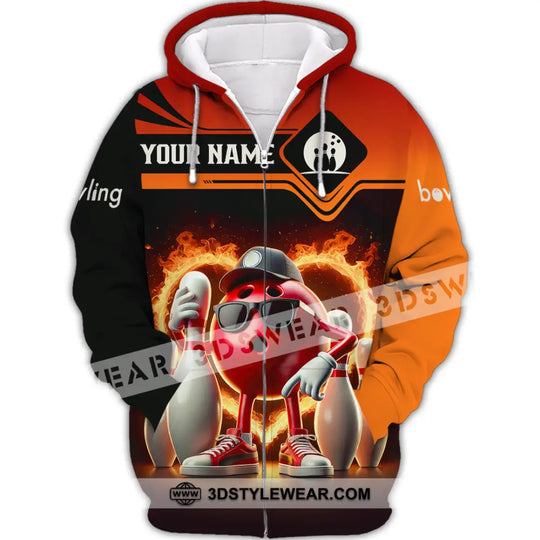 Unisex Shirt, Custom Name Bowling Shirt, Bowling Polo Long Sleeve Shirt style option 3