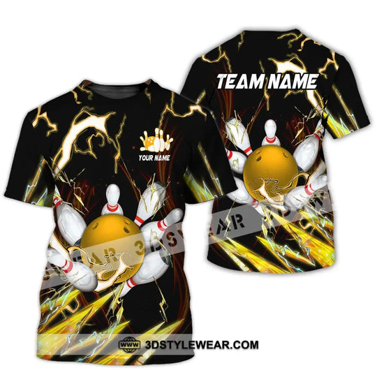 Unisex Shirt, Custom Name Bowling Polo Shirt, Bowling T-Shirt, Bowling Hoodie Long Sleeve Shirt style option 3