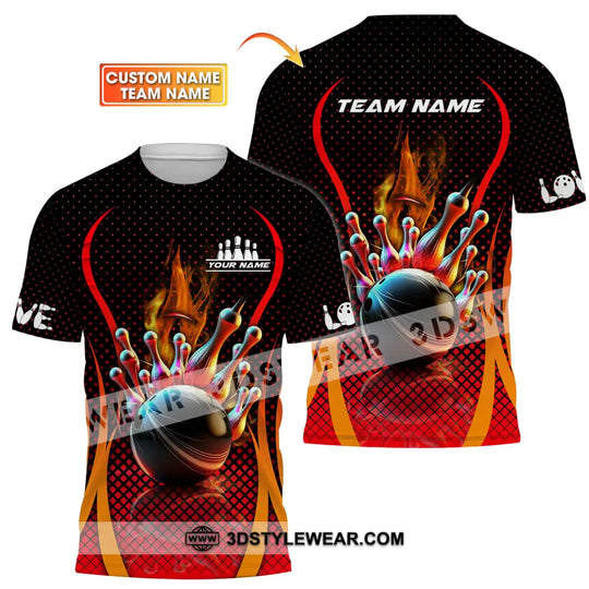 Unisex Shirt - Custom Name Bowling Shirt style option 1