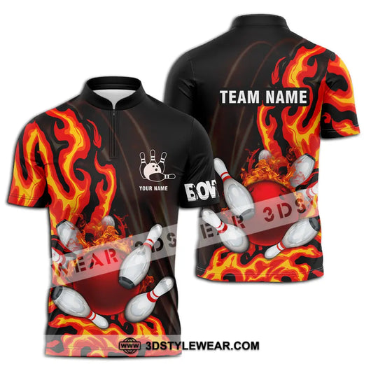 Unisex Shirt - Custom Name Shirt Bowling style option 2