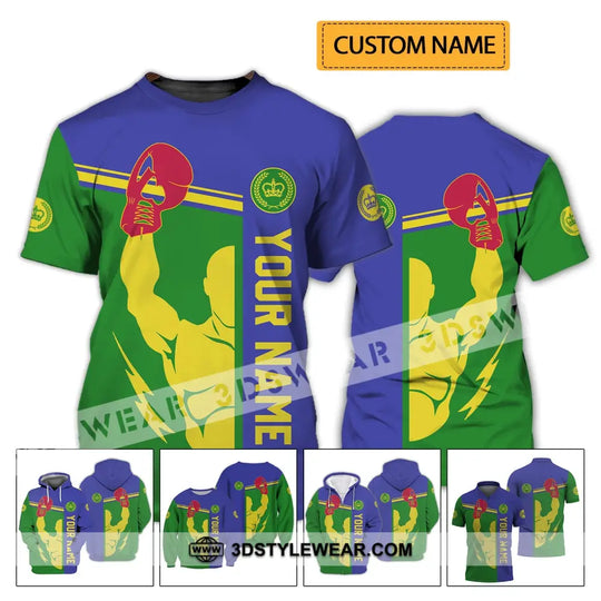Unisex Shirt - Custom Name Boxing Shirt - Gift For Boxing Lover style option 2