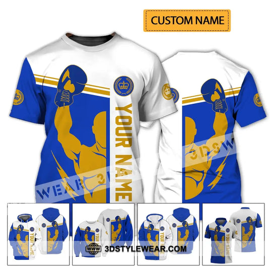 Unisex Shirt - Custom Name Boxing Shirt - Gift For Boxing Lover, The Champion style option 2