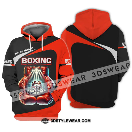 Unisex Shirt - Custom Name Boxing Shirt, Boxing Gloves style option 4