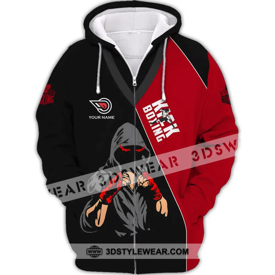 Unisex Shirt - Custom Name Boxing, Kick Boxing Lover Shirt style option 3