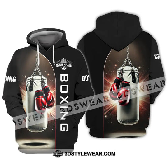 Unisex Shirt - Custom Name Boxing Lover Shirt, Boxing Gloves style option 4