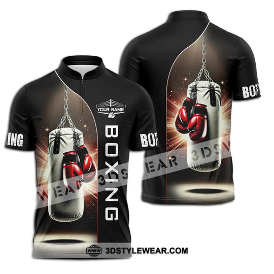 Unisex Shirt - Custom Name Boxing Lover Shirt, Boxing Gloves style option 3