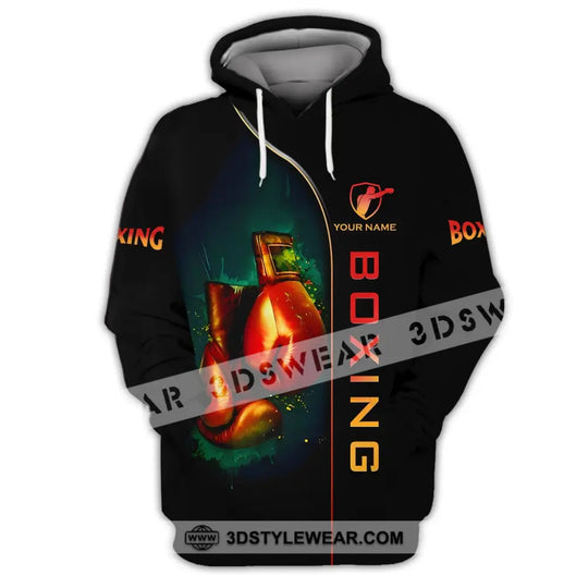 Unisex Shirt - Custom Name Boxing, Boxing Lover Shirt style option 2