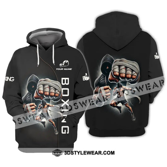 Unisex Shirt - Custom Name Boxing Lover Shirt, Boxing King style option 4