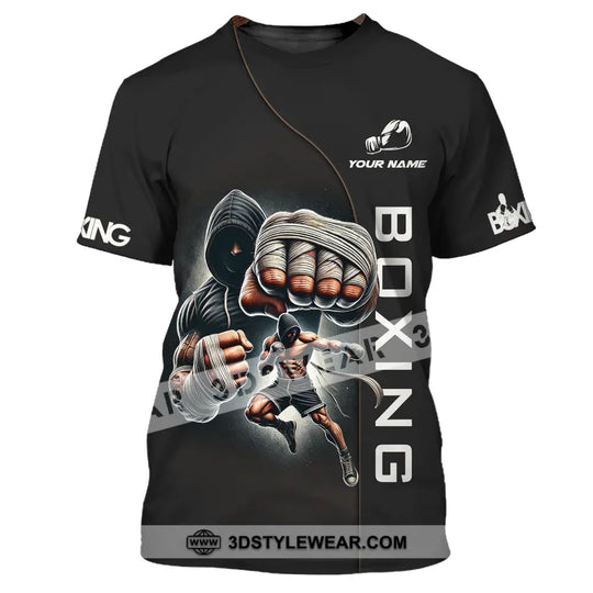Unisex Shirt - Custom Name Boxing Lover Shirt, Boxing King style option 2