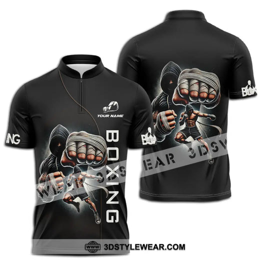 Unisex Shirt - Custom Name Boxing Lover Shirt, Boxing King style option 3