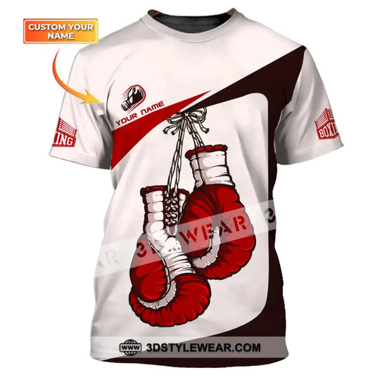 Unisex Shirt - Custom Name Shirt - Boxing Lover Shirt style option 1