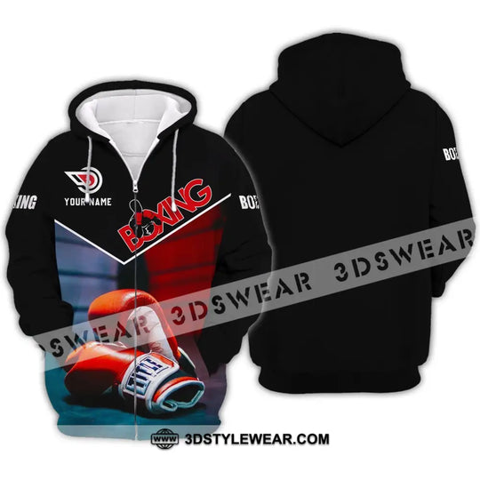 Unisex Shirt - Custom Name Shirt - Boxing Shirt style option 4