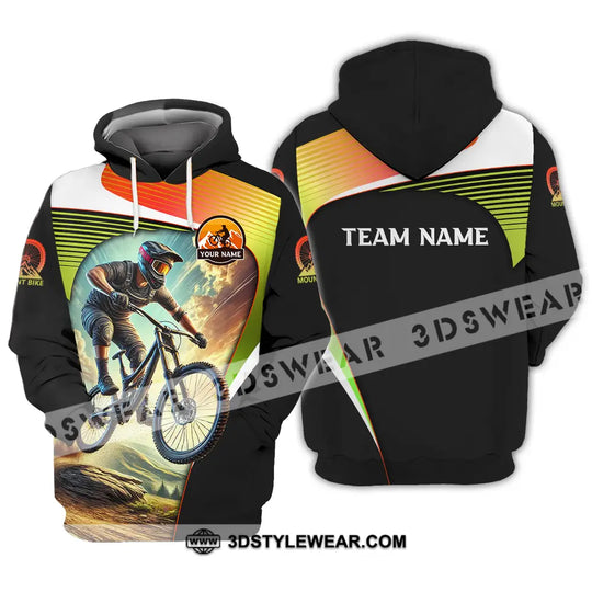 Unisex Shirt - Custom Name Cool Mountain Bike Shirt style option 3
