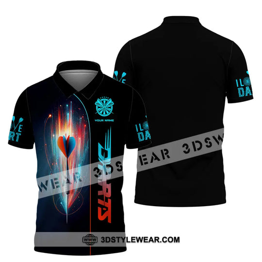 Unisex Shirt, Custom Name Dart Shirt, Darts T-Shirt, Gift for Darts Lover, Darts Gamer T-Shirt style option 4