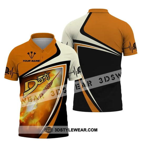 Unisex Shirt, Custom Name Dart Shirt, Darts T-Shirt, Gift for Darts Lover, Darts Gamer T-Shirt style option 4