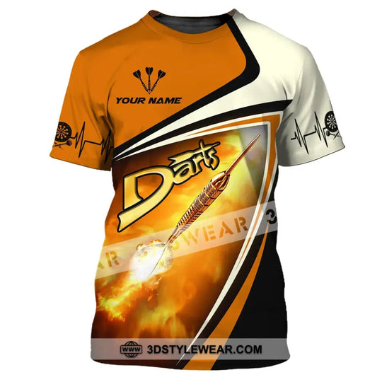 Unisex Shirt, Custom Name Dart Shirt, Darts T-Shirt, Gift for Darts Lover, Darts Gamer T-Shirt style option 2