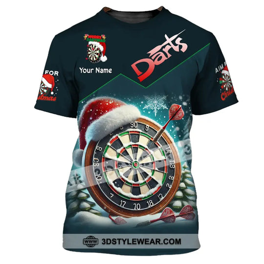 Unisex Shirt, Custom Name Dart Shirt, Darts T-Shirt, Gift for Darts Lover, Darts Gamer T-Shirt style option 2