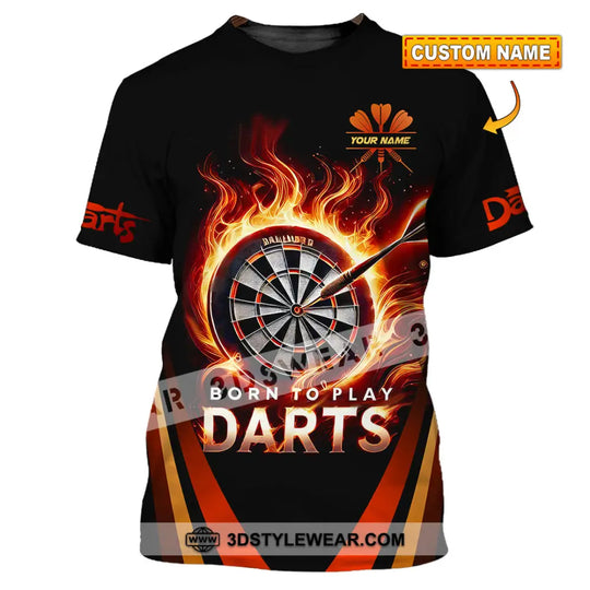 Unisex Shirt, Custom Name Dart Shirt, Dart Love Hoodie Shirt Polo Long Sleeve, Gift for Dart Player style option 1