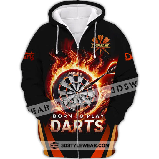 Unisex Shirt, Custom Name Dart Shirt, Dart Love Hoodie Shirt Polo Long Sleeve, Gift for Dart Player style option 3