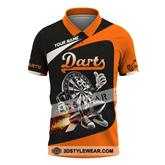Unisex Shirt, Custom Name Dart Shirt, Dart Lover T-Shirt style option 4