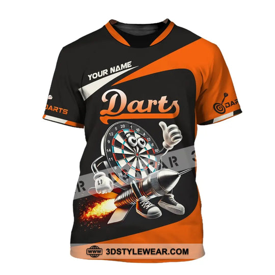 Unisex Shirt, Custom Name Dart Shirt, Dart Lover T-Shirt style option 2