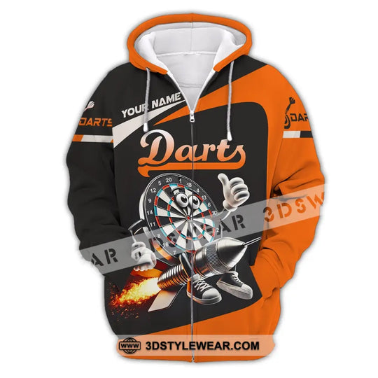 Unisex Shirt, Custom Name Dart Shirt, Dart Lover T-Shirt style option 3